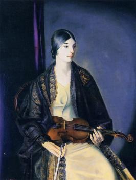 George Bellows : The Violinist Leila Kalman